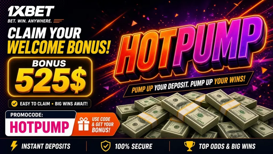 1XBET Bonus: How to Get Your $520 Bonus with Promo Code HOTPUMP