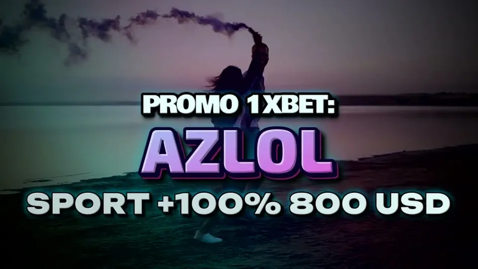 Promokode 1xBet AZLOL unlocks a +100% first deposit bonus up to $800 when you register correctly